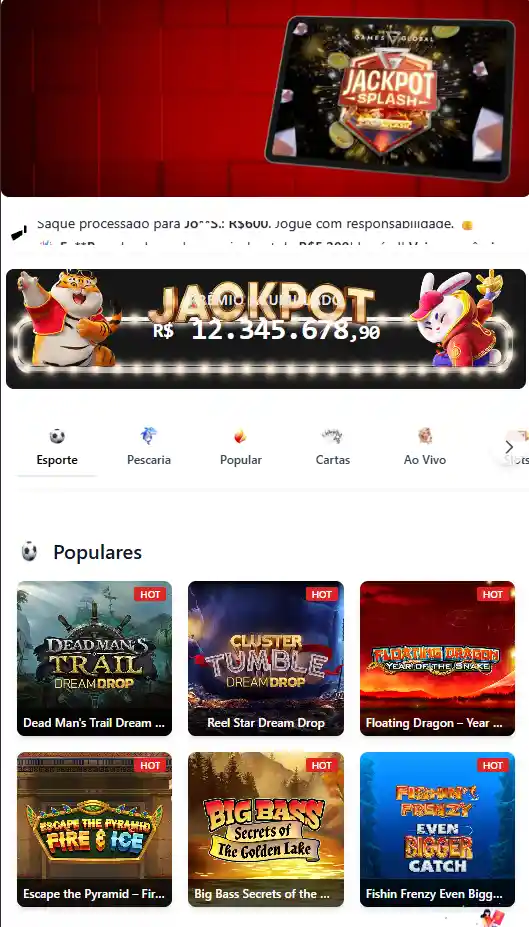 Esporte da Sorte App Mobile Portugal